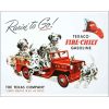 Texaco Rarin to Go Tin Sign