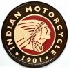 Indian Logo Round Tin Sign