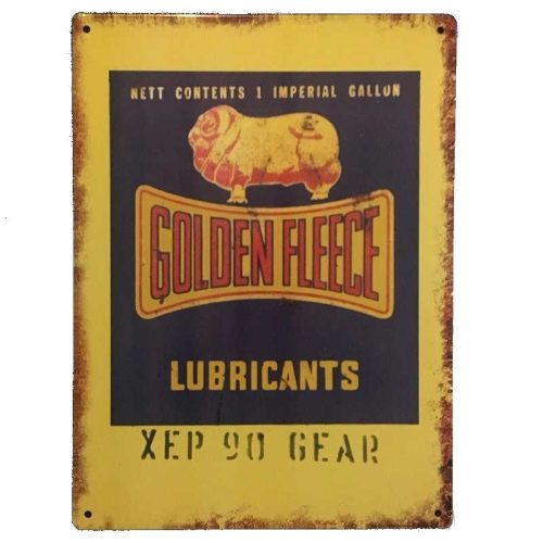 Golden Fleece Tin Sign