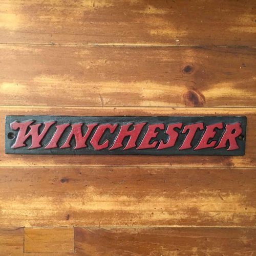 Winchester Cast Iron Sign