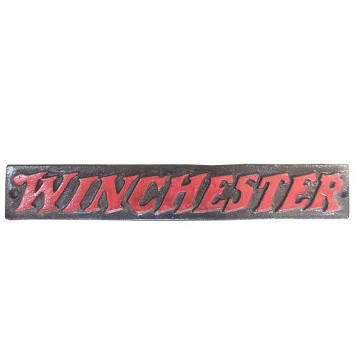 Winchester Cast Iron Sign
