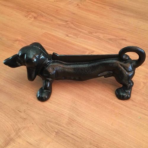 Cast Iron Dachshund Boot Scraper