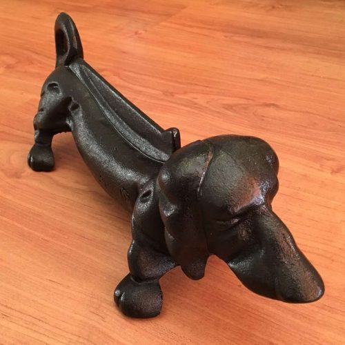 Cast Iron Dachshund Boot Scraper