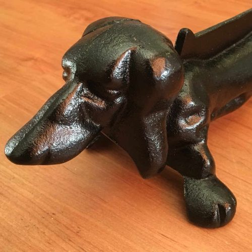 Cast Iron Dachshund Boot Scraper