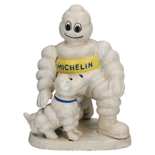 Cast Iron Michelin Man with Dog