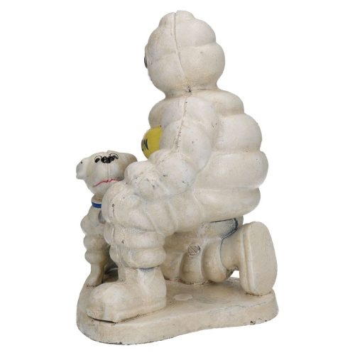 Cast Iron Michelin Man with Dog