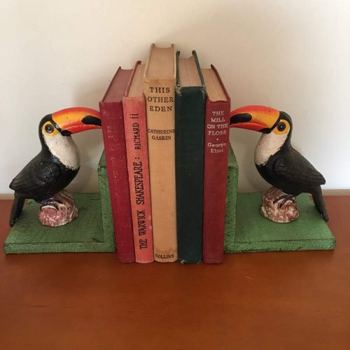 Cast Iron Toucan Bookends