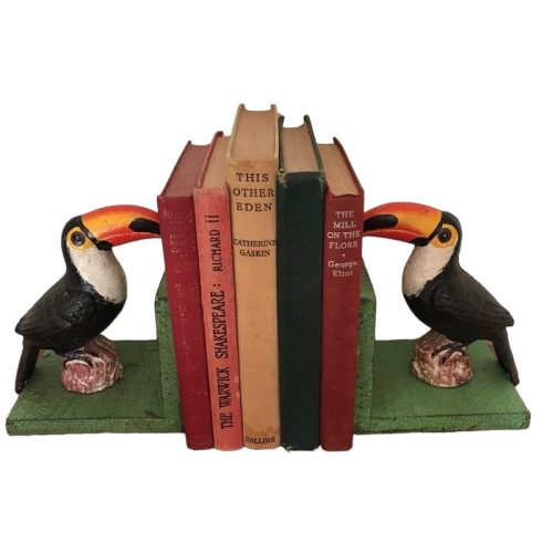 Cast Iron Toucan Bookends