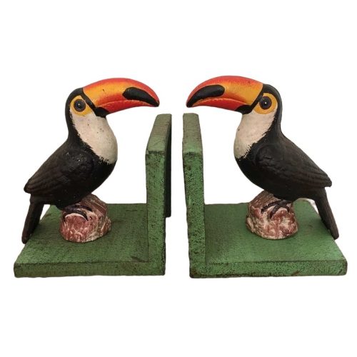 Cast Iron Toucan Bookends