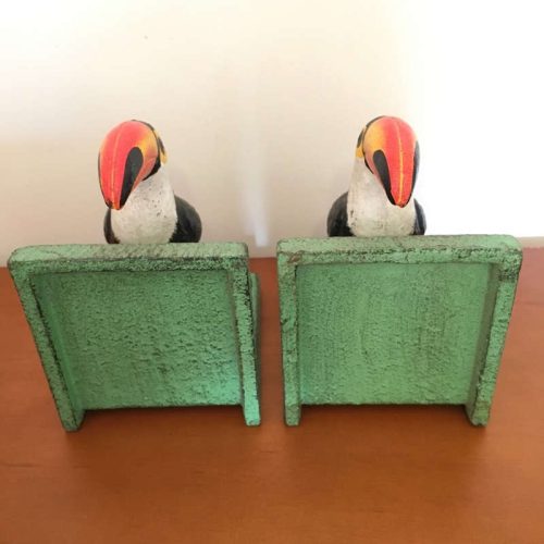Cast Iron Toucan Bookends