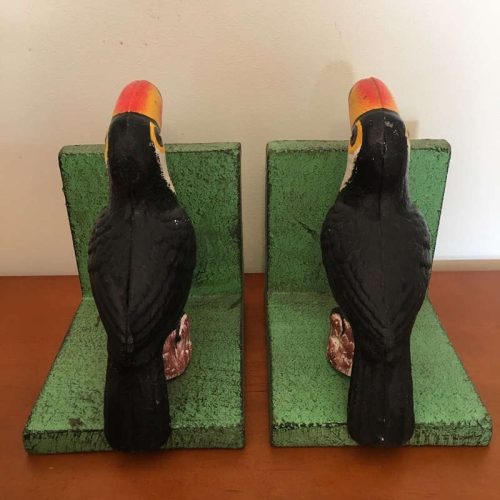 Cast Iron Toucan Bookends