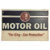 Neptune Motor Oil Cast Iron Sign