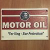 Neptune King Size Motor Oil Cast Iron Sign