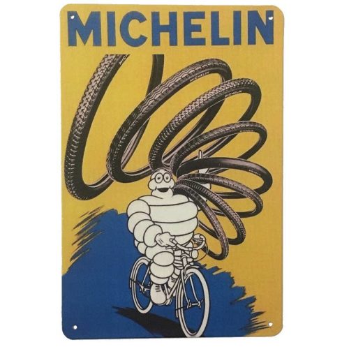 Michelin Man Bike Tin Sign