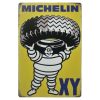 Michelin Man Holding Tyre Tin Sign XY