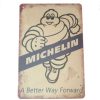 Michelin Man Running Tin Sign