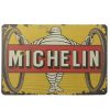 Michelin Man Smoking Tin Sign