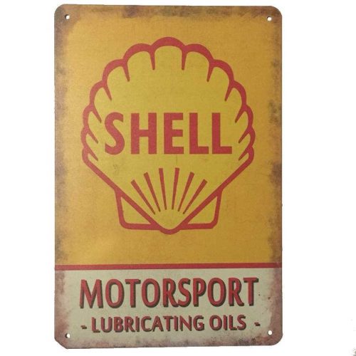 Shell Lubricating Oils Tin Sign