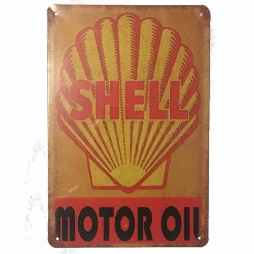 Shell Motor Oil Tin Sign