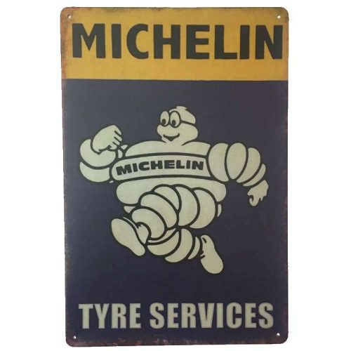 Michelin Tyre Services Tin Sign