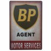 BP Motor Services Tin Sign