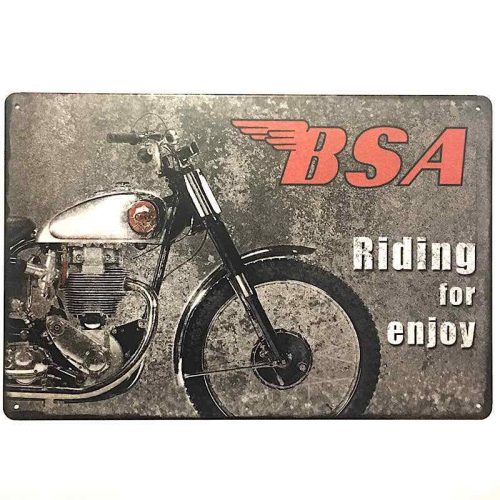 BSA Metal Tin Sign