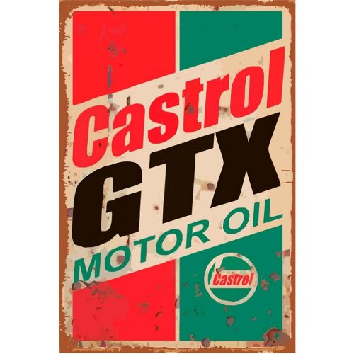 Castrol GTX Tin Sign