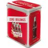 Coke Belongs Embossed Large Tin