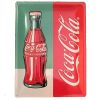 Coke Bottle Pop Art Embossed Tin Sign