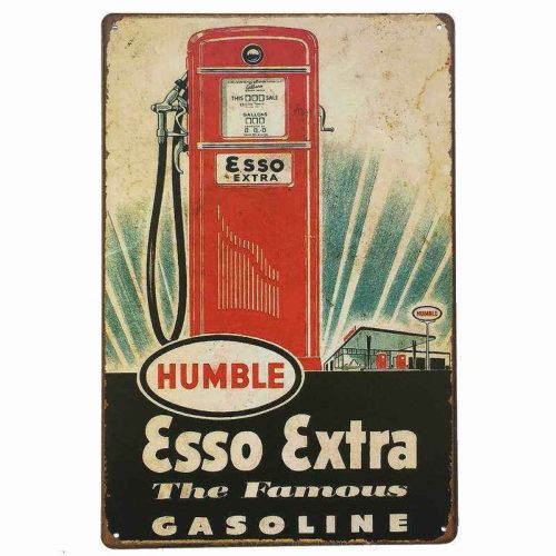 Esso Extra Tin Sign