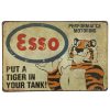 Esso Metal Tin Sign
