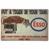 Esso Extra Metal Tin Sign