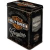 Harley Davidson Embossed Large Tin
