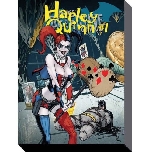 Harley Quinn Hammer Canvas