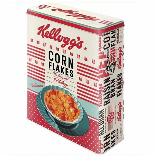 Kelloggs Girl Corn Flakes XL Storage Tin