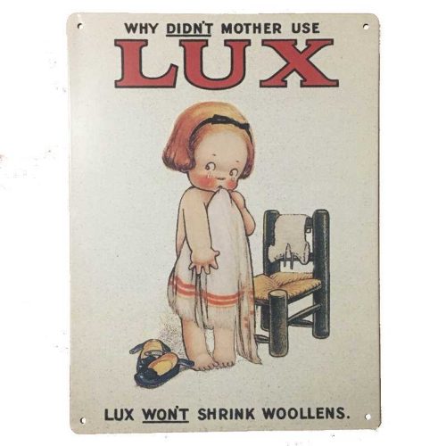 Lux Soap Tin Sign