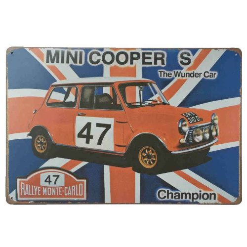 Mini Cooper S Tin Sign