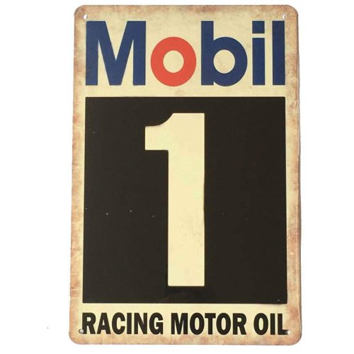 Mobil Tin Sign