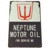Neptune Motor Oil Tin Sign