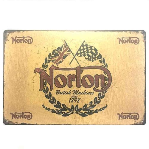 Norton Tin Sign