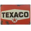 Texaco Tin Sign