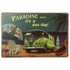 VW Combi Paradise Tin Sign