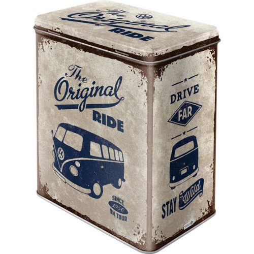 VW Kombi Original Ride Embossed Large Tin