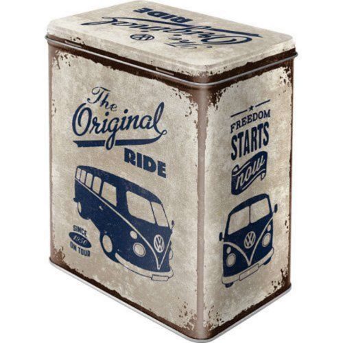 VW Kombi Original Ride Embossed Large Tin
