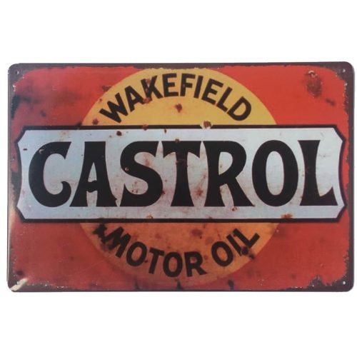 Castrol Wakefield Metal Tin Sign