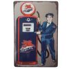 Mobiloil Bowser Tin Sign
