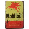 Mobiloil Metal Tin Sign
