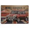 Red Mini Cooper S Tin Sign