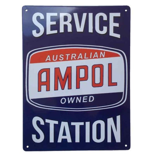 Ampol Service Station Tin Sign