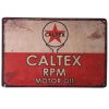 Caltex Tin Sign